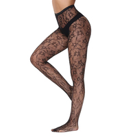 Collants personnalisés de luxe en résille avec logo et lettre imprimés populaires pour femmes Collants sexy de marque pour femmes