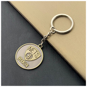 Porte-clés en métal de marque N BA, équipes de basket-ball <span class=keywords><strong>Lakers</strong></span> Heat Warriors Clippers Celtics Bulls, porte-clés de sport, pendentif pour sac, porte-clés - Product Image 5