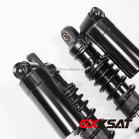 GXKSAT Peredam Kejut Belakang Sepeda Motor Skuter XMAX Berkualitas Tinggi X MAX Penyesuaian Ganda Pengurang Guncangan