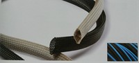 Manchons tressés de protection HNM en polyester haute durabilité, thermorétractables, ignifuges et sans halogène pour la protection des fils et câbles