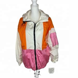 Custom Women <b>Lightweight</b> Pullover Windbreaker Manufacturer Outdoor Embroidered Logo Tracksuit Windbreaker <b>Jackets</b> - Product Image 4