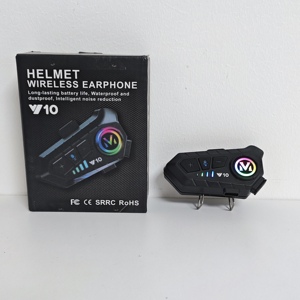 Auriculares <span class=keywords><strong>para</strong></span> Casco de Motocicleta Y10, Impermeables IPX6, Reducción de Ruido, Intercomunicador Inalámbrico, Auriculares <span class=keywords><strong>para</strong></span> Compartir Música, <span class=keywords><strong>para</strong></span> Conducir al Aire Libre - Product Image 2