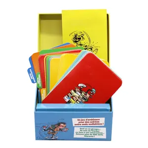 ألعاب بطاقات مطبوعة متعددة عالية الجودة للأطفال، لعبة طاولة مخصصة من المصنع