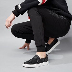 Zapatos de Skateboarding de Piel Auténtica para Hombre, Mocasines con Estampado en Relieve - Product Image 4