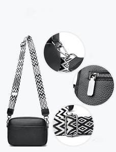 Nieuwe Trendy Bohemian Dames Echt Lederen Messenger Bag Toplaag Koeienhuid Kleine Vierkante Crossbody Schoudertas Ketting Effen - Product Image 2