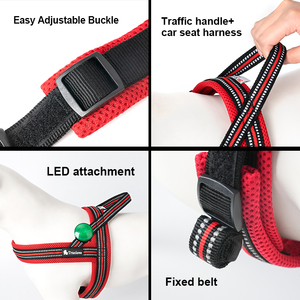 Harnais pour chien Truelove en nylon souple et respirant, réfléchissant, anti-traction, réglable en forme de H, pour l'entraînement, modèle de luxe, vente en gros - Product Image 3