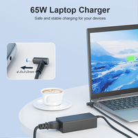 Chargeur d'ordinateur portable tout-en-un 65W pour HP 4,5 mm * 3,0 mm 19,5 V 3,33 A, adaptateur multi-protection pour une charge rapide et sûre, alimentation