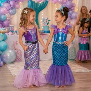 Disfraz de Sirena para Niña, Disfraz de Halloween, Disfraz de Fiesta de Cumpleaños para Niños - Product Image 2