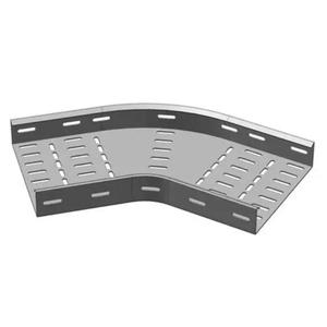Vassoio <span class=keywords><strong>per</strong></span> <span class=keywords><strong>cavi</strong></span> ad angolo di 45 gradi con dimensioni del gomito orizzontale di 200x100mm <span class=keywords><strong>per</strong></span> un accurato percorso di <span class=keywords><strong>cavi</strong></span> spazi stretti materiali in acciaio inossidabile - Product Image 4