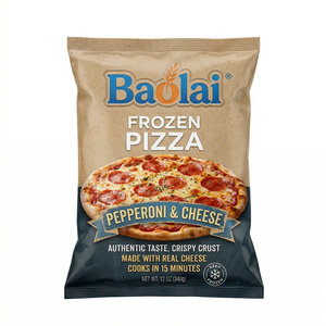 Bolsa de Plástico para Empacar Alimentos, Personalizada, de Grado Alimenticio, para Pizza Congelada, Pierogi, Ravioli y Dumplings - Product Image 4