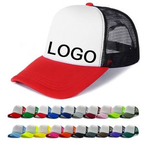 Wholesale Blank 5 Panel High Quality Trucker <b>Hat</b> Custom Embroidery Outdoor Beach Breathable Waterproof Classic Sports Caps - Product Image 1