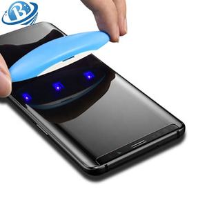 S9 Più Protezione Dello Schermo, Pieno di Colla Nano Ottica Curvo Liquido <span class=keywords><strong>Vetro</strong></span> Temperato di Protezione Della <span class=keywords><strong>Pellicola</strong></span> Della Copertura per Samsung S9 + - Product Image 4