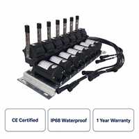 Système de commande à distance sans fil et moteur d'embrayage de grue à code fixe étanche IP68 12V 24V