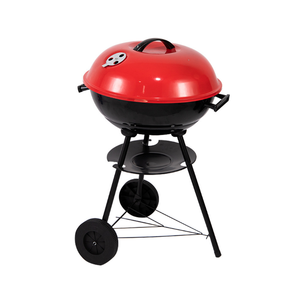 Disponibile Barbecue a Carbone con Rivestimento in Ceramica da 22 Pollici, Griglia Portatile da Esterno Stile Americano con Quattro Gambe Staccabili - Product Image 2