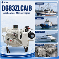 Moteur de démarrage électrique 24V SCDC SDEC D683ZLCA1B pour moteur diesel marin 8.3L, remplacement pour moteur diesel de bateau CUM 6CTA8.3-M250