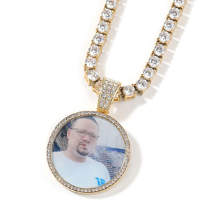 Anlaufbeständiger, vielfältig geformter klassischer Bildanhänger für Sublimation, personalisiertes Erinnerungsgeschenk, wasserdichter Unisex-Fotorahmen-Anhänger - Product Image 2