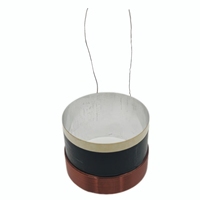 Pièces de haut-parleur passif en titane TGL de haute qualité 75,5 mm, résistant aux hautes températures, bobine de basses, embout de phase, unité de pilote