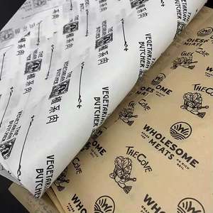 Papel de Envolver para Alimentos con Impresión Personalizada, Papel de Carnicero Antigrasa, Rollo de Papel para Envolver Carne - Product Image 3