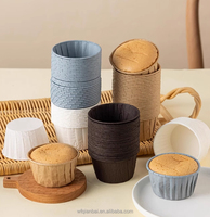 Proveedor de Primera Categoría, Vasos para Postre Antiadherentes, Aptos para Alimentos, con Borde Enrollado, Resistentes a Altas Temperaturas, Revestimientos de Papel para Hornear con Borde Rizado, Venta al por Mayor