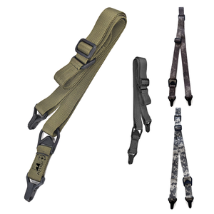 Tmh bán buôn đôi điểm dây đeo nhanh chóng phát hành săn bắn ngoài trời mang theo polyester nylon nặng nhiệm vụ điều chỉnh chiến thuật Sling - Product Image 1
