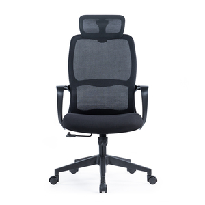 Venta directa de fábrica, silla ejecutiva de malla con respaldo alto, Oficial giratorio ajustable, silla de oficina para personal sentado - Product Image 2