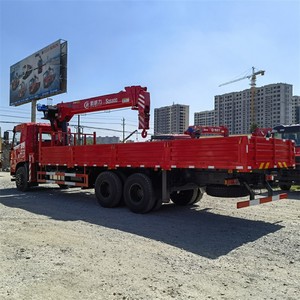 รถเครนไฮดรอลิกติดตั้งบนรถบรรทุก Dongfeng 6X4 แบบสั่งทำพิเศษ แข็งแรงทนทาน สำหรับงานก่อสร้างสะพานและการขนส่งอุปกรณ์ - Product Image 5