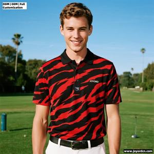 Usine OEM personnalisé été nouveaux hommes respirant affaires mode t-shirts équipe de <span class=keywords><strong>bureau</strong></span> tenue de club performance sublimation polo - Product Image 2