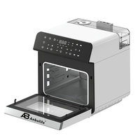 Freidora de Aire Digital Anbolife con Revestimiento Antiadherente, Libre de BPA, 10.5L, con Programa de Menú, Circuitos de Doble Protección, Función de Vapor