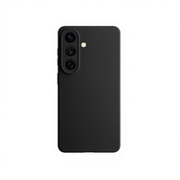Coques de téléphone portable en TPU avec protection intégrale, antichoc, anti-chute, protection de l'appareil photo pour Samsung S26 Noir mat