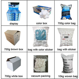 Boule de <span class=keywords><strong>filtre</strong></span> de fibre de <span class=keywords><strong>machine</strong></span> à eau recyclable de lavage facile de vente chaude - Product Image 4