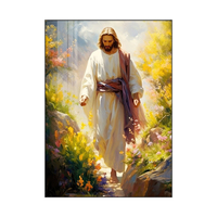 Christian toile mur Art HD imprimer Jésus Portrait peinture à l'huile moderne art religieux peinture murale
