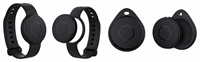 Bracelet en silicone personnalisé avec balise Bluetooth programmable BLE pour contrôle d'accès des employés