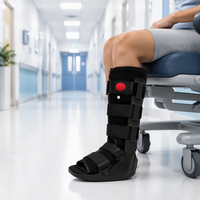Botte médicale pneumatique haute à semelle antidérapante en TPR pour le soulagement et la stabilisation des entorses de la cheville et de l'œdème