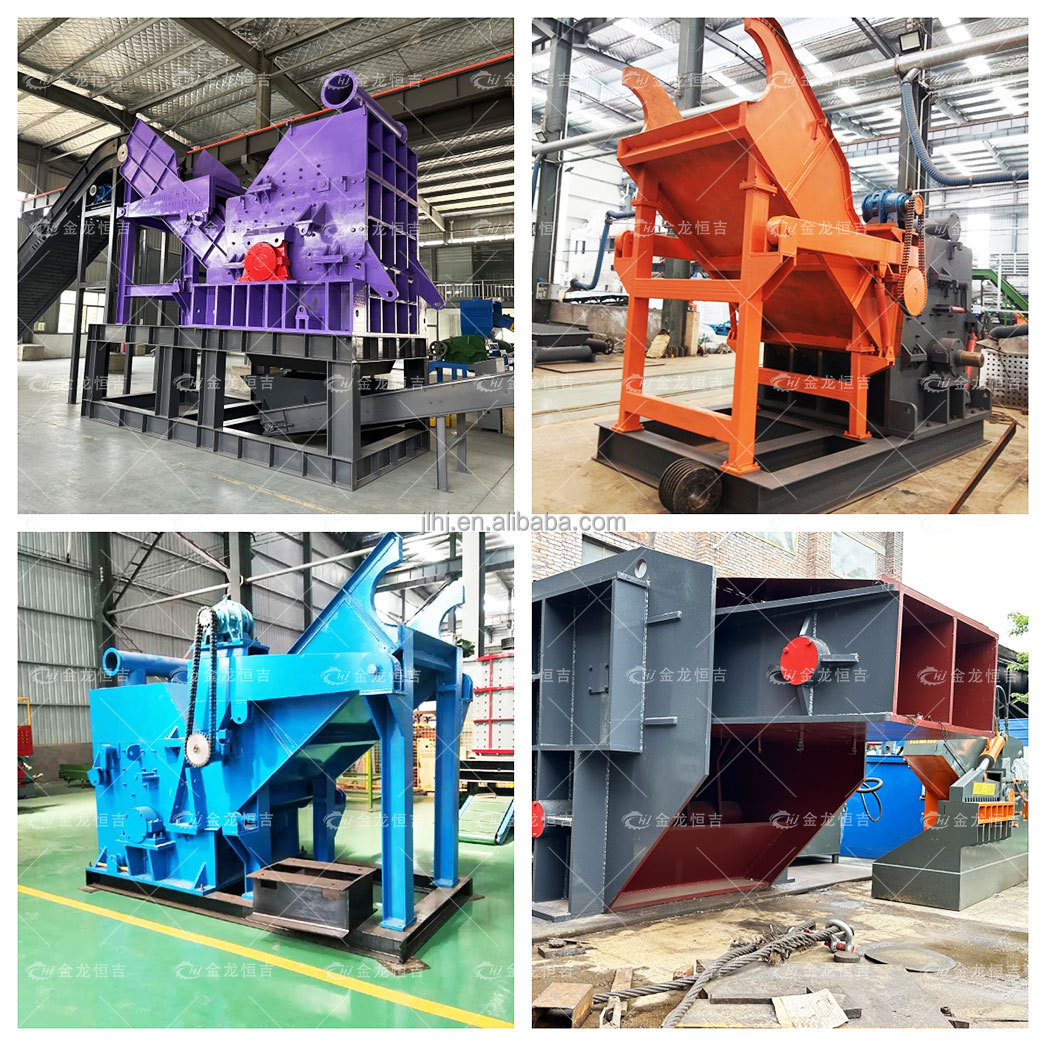 Scrap Metal Crusher Machine High Efficiency Eco-friendly