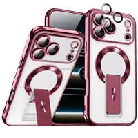Coque de téléphone magnétique de luxe avec protection d'objectif pour iPhone tous modèles 18 Pro Max 17 16 15 Coque de protection antichoc 14 13
