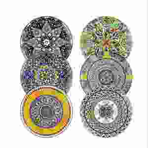 Hot Selling Eco-Friendly Valentine's Day <b>Ceramic</b> Porcelain <b>Plate</b> Creativity High Color European Pattern Western Food <b>Plate</b> - Product Image 1