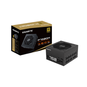 Alimentation pour ordinateur <span class=keywords><strong>Gigabyte</strong></span> d'origine P750GM 80PLUS GOLD ATX 12V 2.31 <span class=keywords><strong>750W</strong></span> Alimentation à découpage pour bureau - Product Image 1