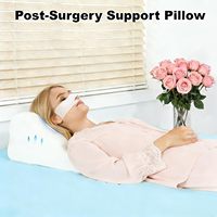 Oreiller de récupération post-chirurgie faciale en mousse à mémoire de forme, soutien cervical, pour dormir sur le dos, entraînement, lifting du visage, oreiller post-chirurgie du cou