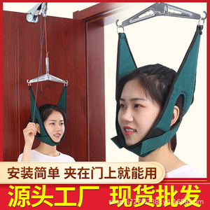 Appareil de traction cervicale à fixation murale pour la maison, support de nuque, cadre d'étirement, fonctionnement manuel pour la correction de la posture du cou - Product Image 2