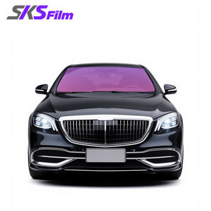 Rote dekorative Folie Chamäleon Tönung Sichtschutz fenster <span class=keywords><strong>Auto</strong></span> folien Keramik Sicherheits fenster folie Vlt 75 UV-Schutz Aut ofens ter Solar - Product Image 2