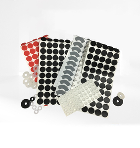 Pies de silicona autoadhesivos de <span class=keywords><strong>goma</strong></span> Pies de <span class=keywords><strong>goma</strong></span> antideslizantes cuadrados para ordenador portátil - Product Image 6