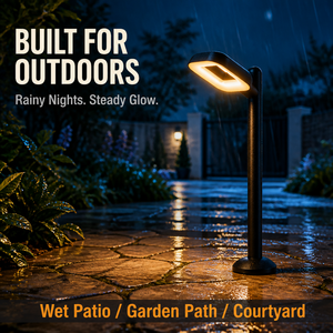 Lámpara de Jardín para Exteriores, Baja Intensidad de Luz, Iluminación Suave de 12W, Base Resistente con Brida de Montaje para Proyectos de Caminos de Acero en Ríos - Product Image 4