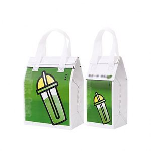 Custom Hot Beverage Disposable Non-woven Waterproof Insulated <b>Cooler</b> Bag Aluminum Foil Lining Recycled <b>Material</b> YUCAI Brand for - Product Image 1