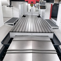 Grandes machines CNC à portique GV2518, centre d'usinage CNC à portique à double colonne et poutre mobile, cadre monolithique pour usinage intensif