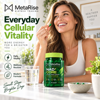 Capsules liposomales NAD+ 250 mg à marque privée OEM – Complément nutritionnel pour l'énergie cellulaire et un vieillissement sain – 60 unités