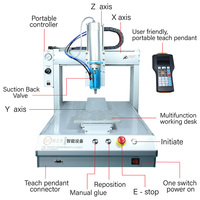 Machine de distribution de colle UV à trois axes BZY de haute qualité pour PCB SMT de bureau, 310 ml, contrôlée par un moteur PLC, pour la distribution d'adhésif en silicone