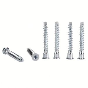 Tornillos autorroscantes de cabeza hexagonal M3.5, con recubrimiento de zinc y níquel negro, rosca gruesa, grado 4.8 6.8, certificados, de carbono - Product Image 1