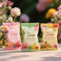 Sachet personnalisé pour savon, pochette thermoscellable en aluminium, sachet plat pour soins de la peau, emballage pour savon blanchissant en matériau composite