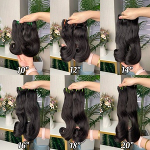 ผมต่อแบบ Hook Wave Bundles คุณภาพ Super Double Drawn แท้ 100% สีธรรมชาติ - Product Image 4