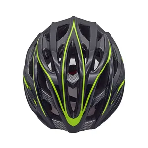 Proteção de cabeça de alta qualidade, capacetes de bicicleta vermelhos e pretos para adultos